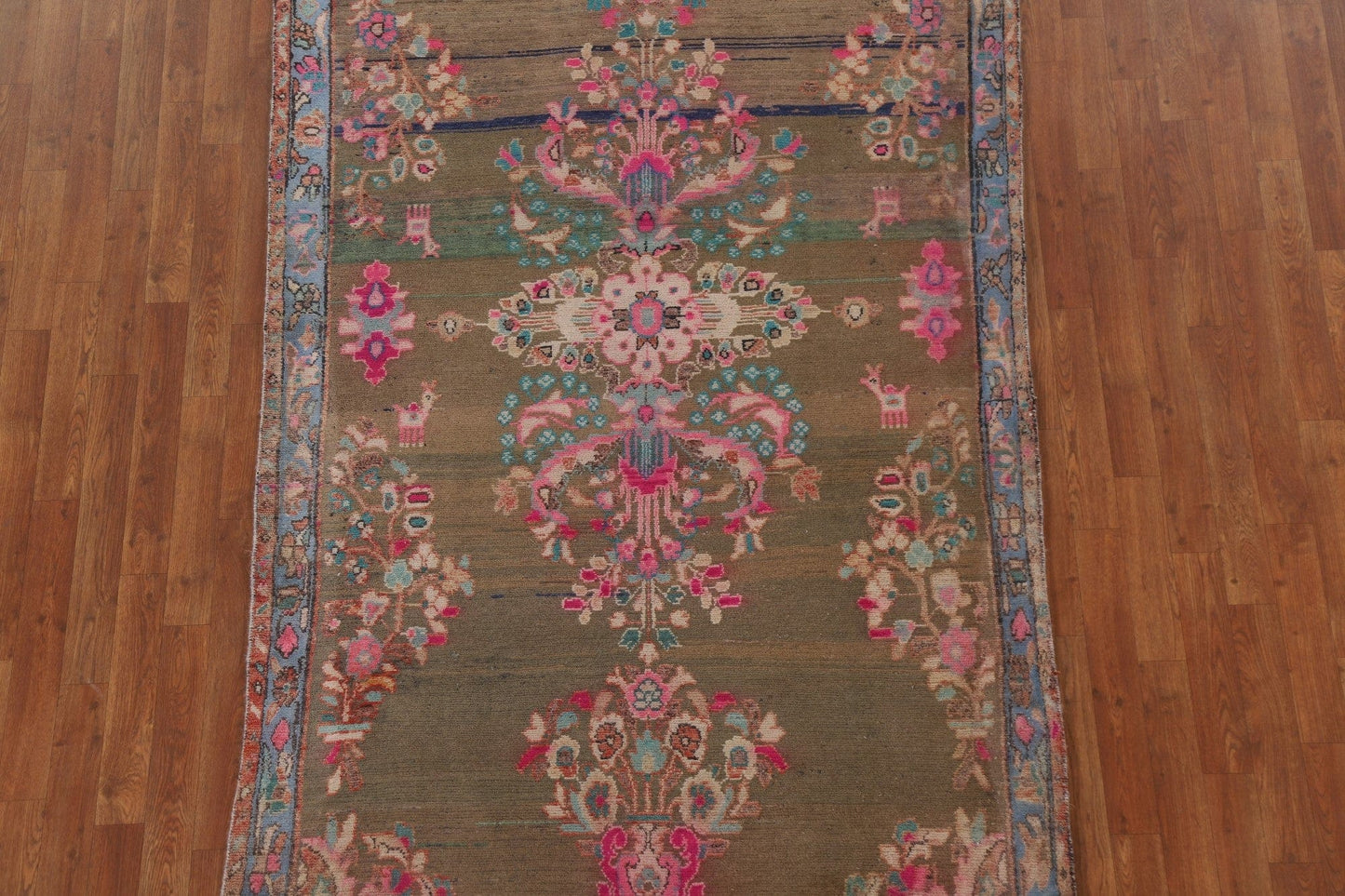 Floral Mahal Persian Area Rug 5x9