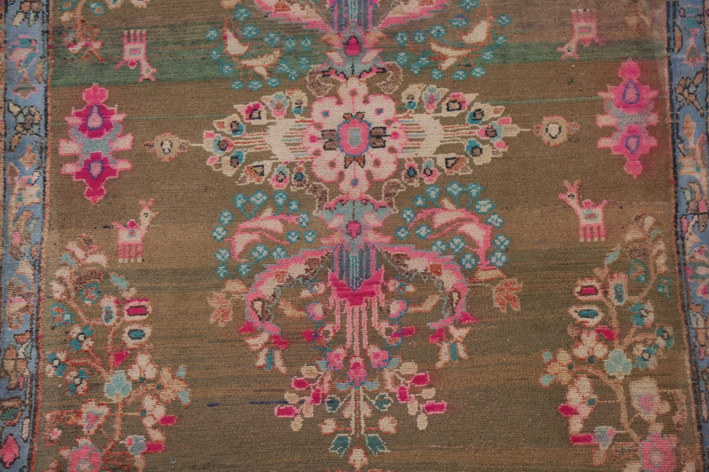 Floral Mahal Persian Area Rug 5x9