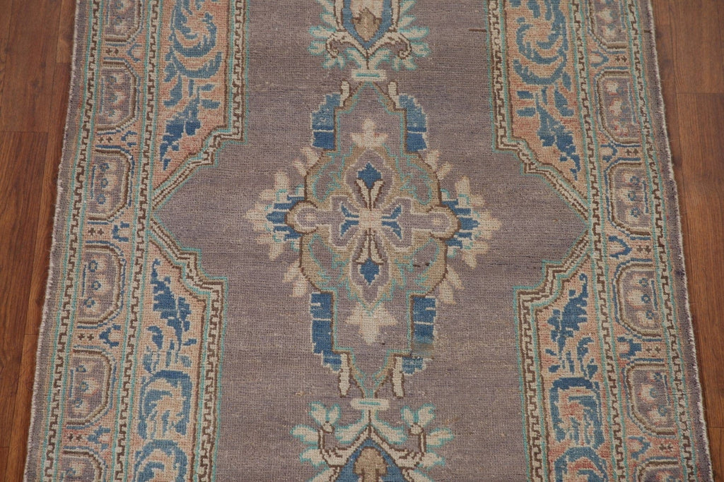 Vegetable Dye Mahal Persian Runner Rug 4x10