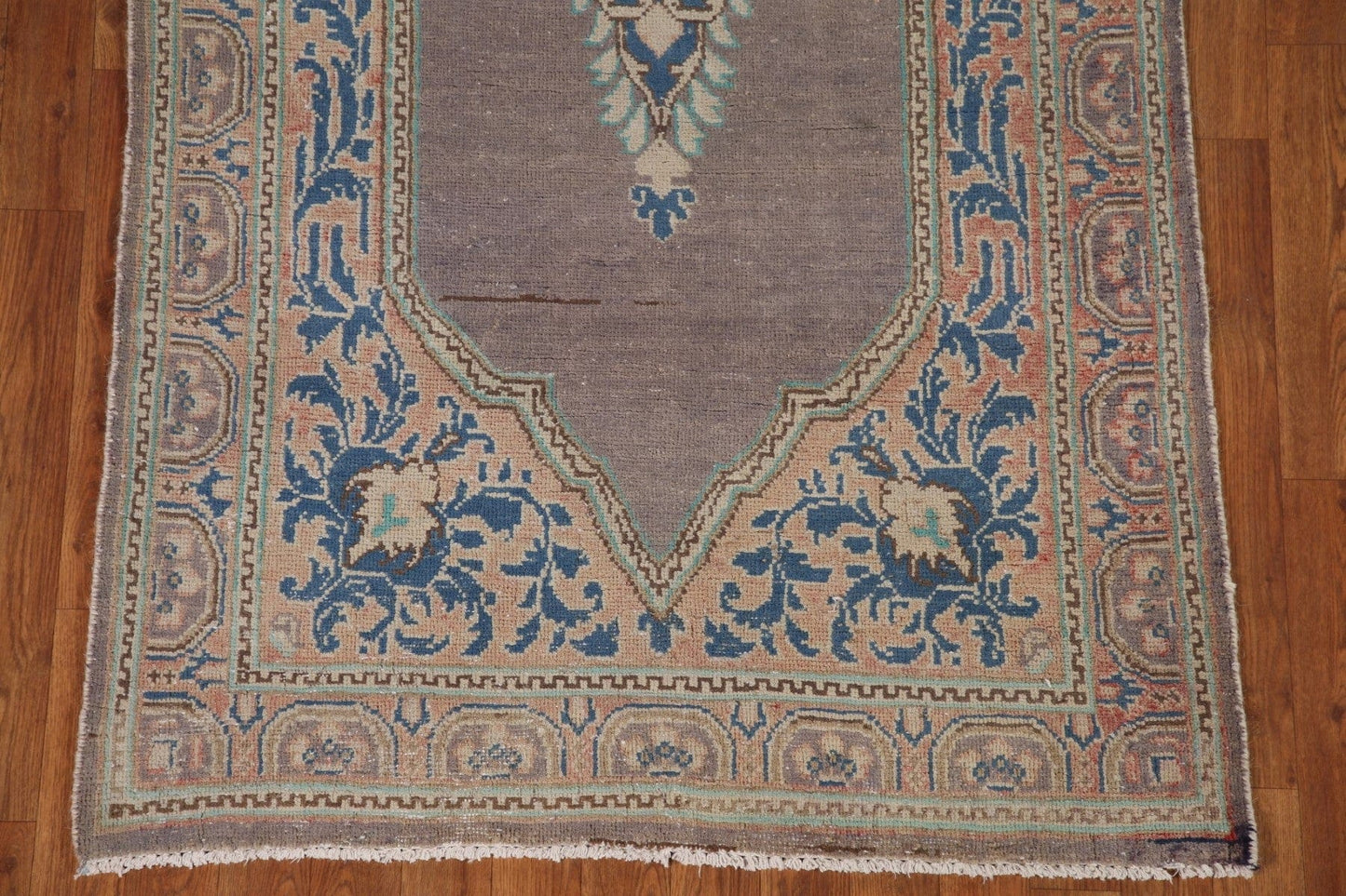 Vegetable Dye Mahal Persian Runner Rug 4x10