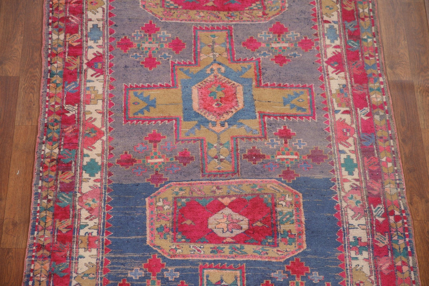 Geometric Ardebil Persian Runner Rug 4x10