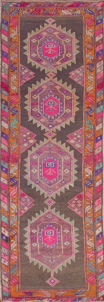 Geometric Ardebil Persian Runner Rug 3x11