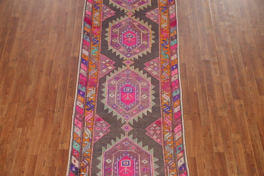 Geometric Ardebil Persian Runner Rug 3x11