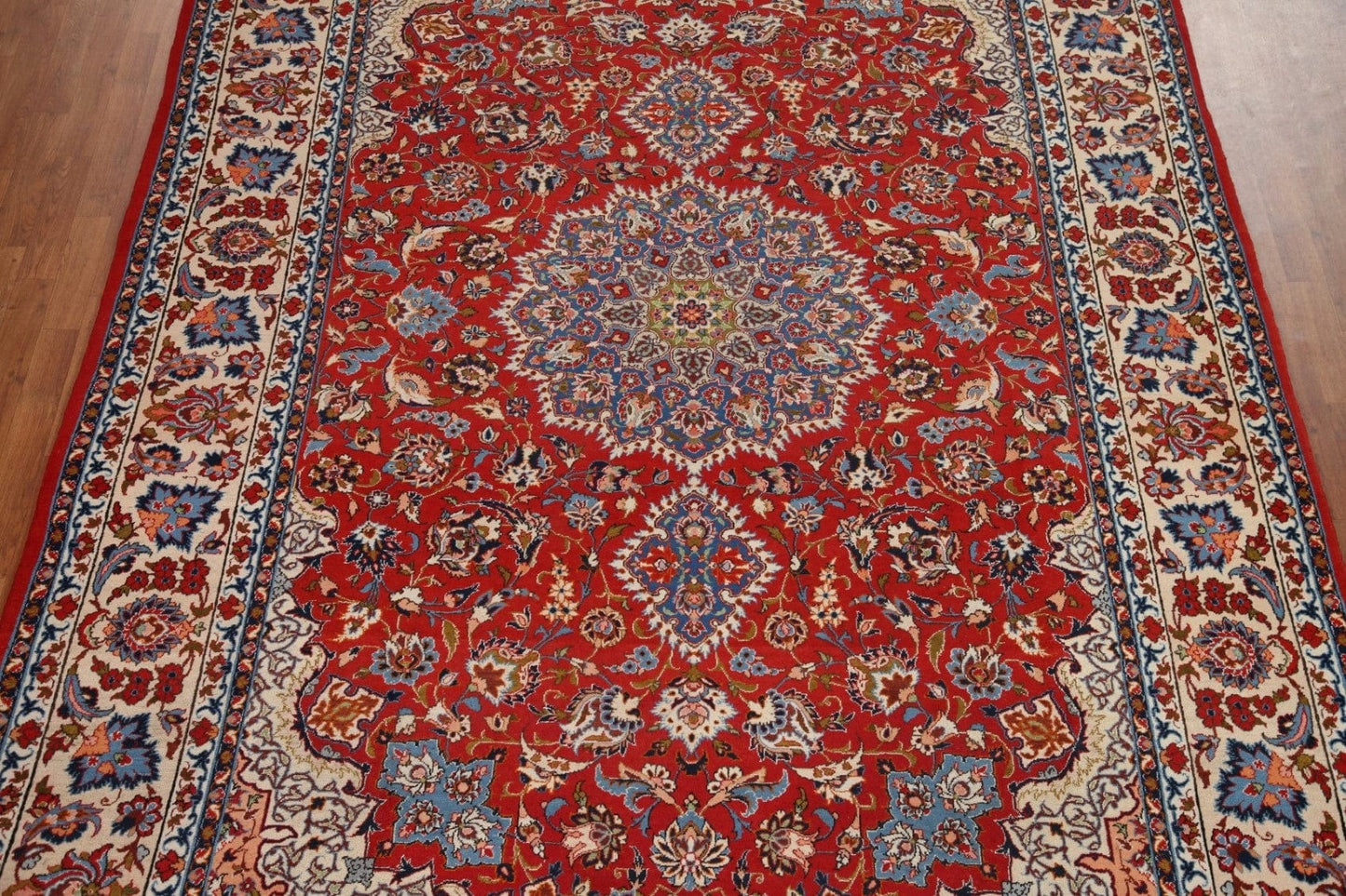 Vegetable Dye Isfahan Persian Area Rug 8x13