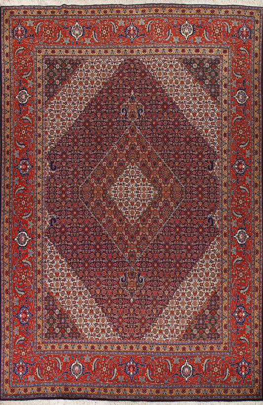 Navy Blue Tabriz Persian Area Rug 10x13