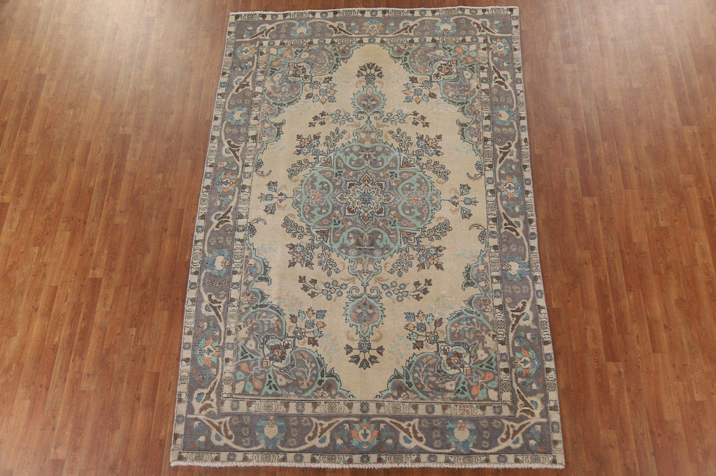 Handmade Tabriz Persian Area Rug 7x10