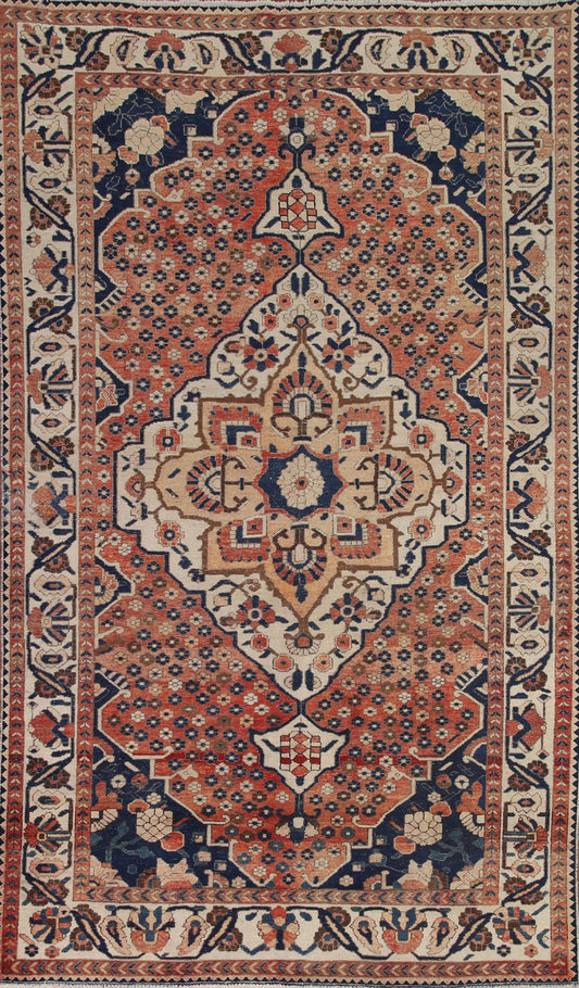 Geometric Bakhtiari Persian Area Rug 7x10