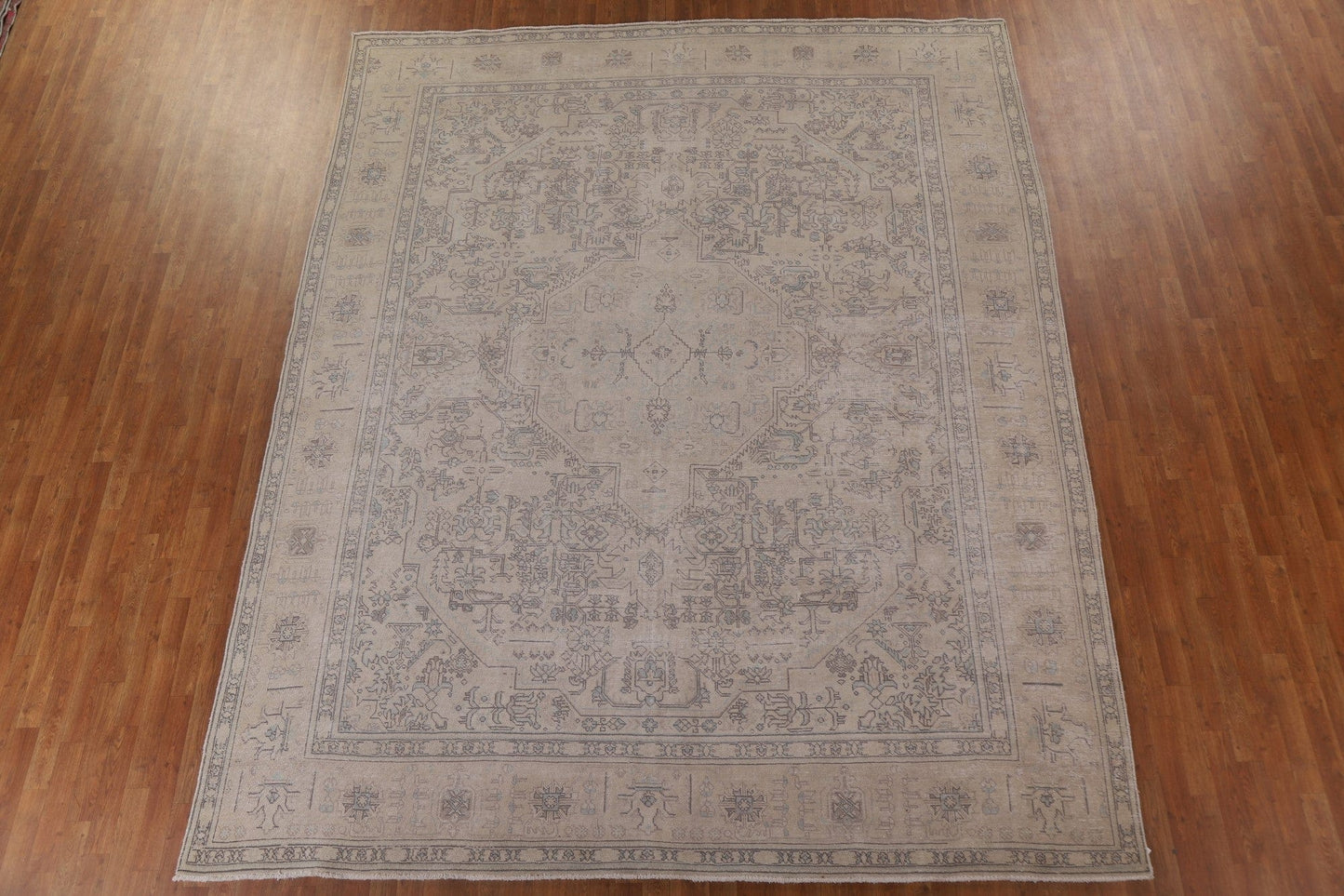 Distressed Tabriz Persian Area Rug 10x12