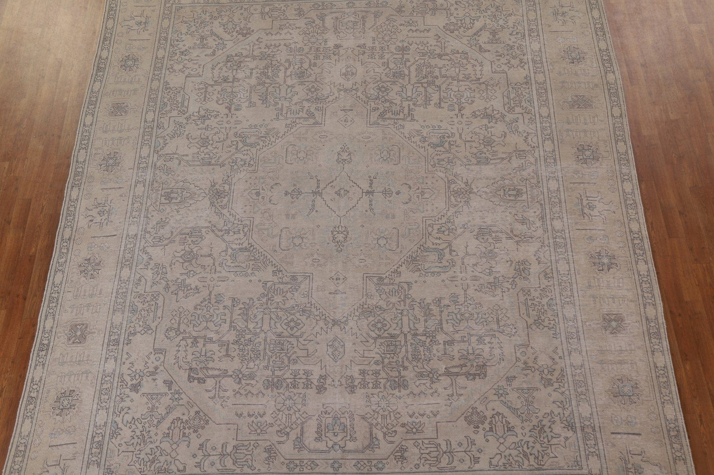 Distressed Tabriz Persian Area Rug 10x12