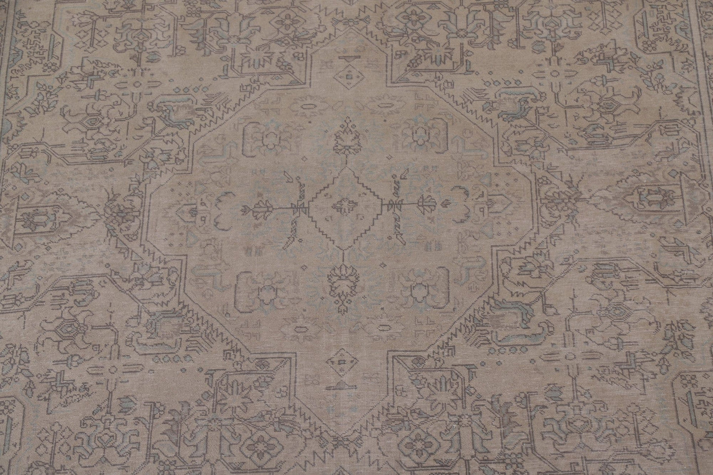 Distressed Tabriz Persian Area Rug 10x12