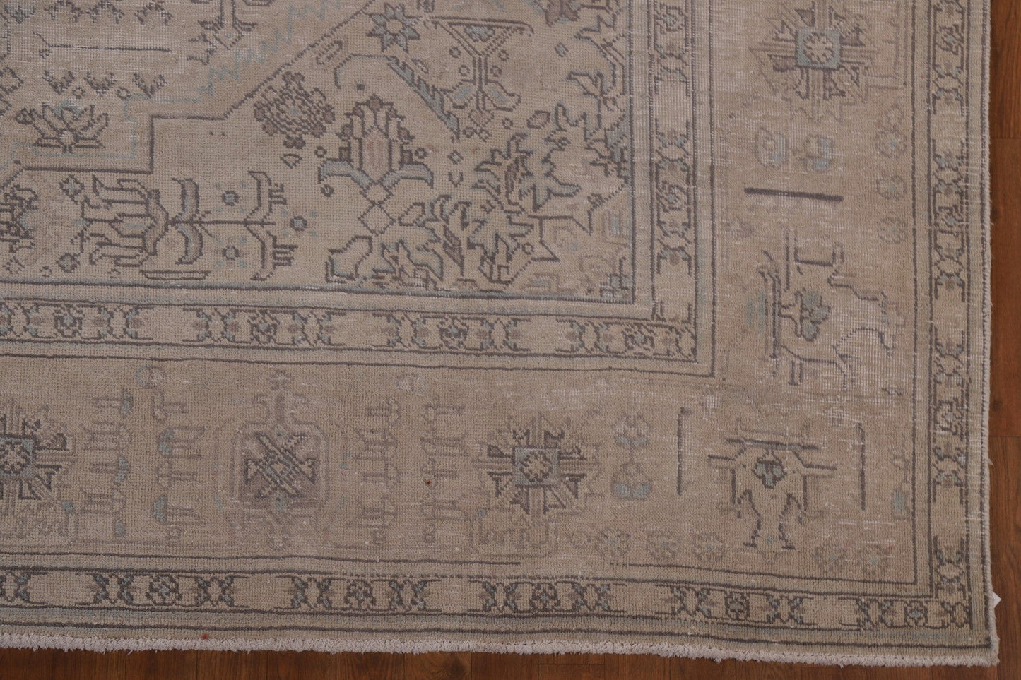 Distressed Tabriz Persian Area Rug 10x12