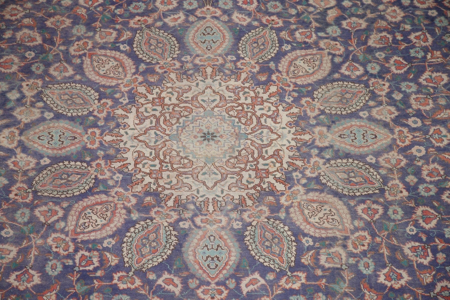 Hand-Knotted Wool Tabriz Persian Area Rug 10x13