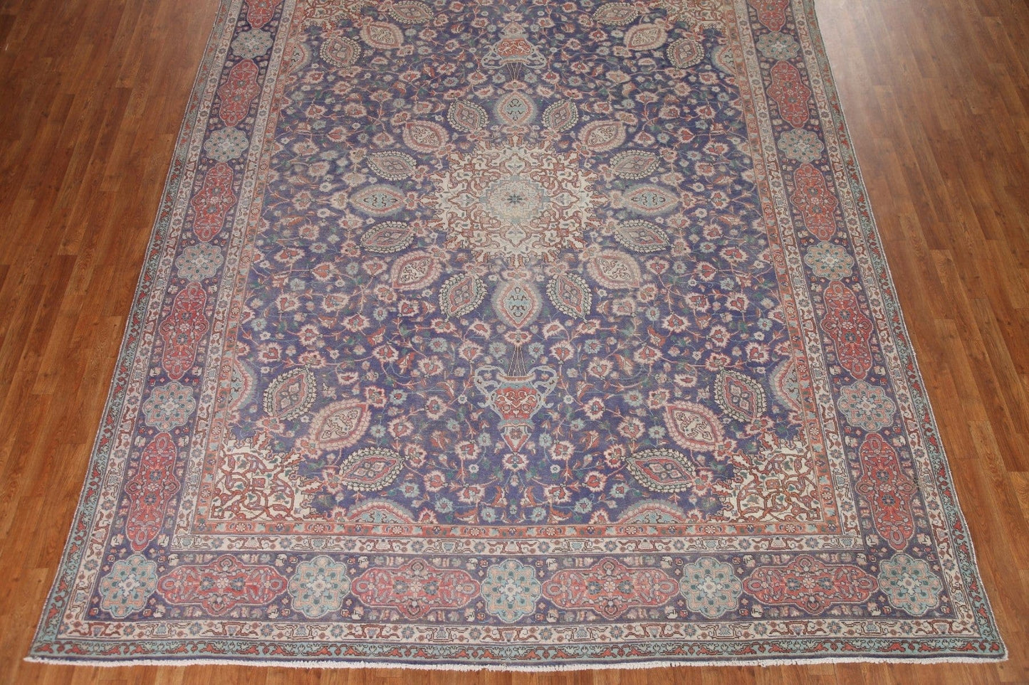 Hand-Knotted Wool Tabriz Persian Area Rug 10x13