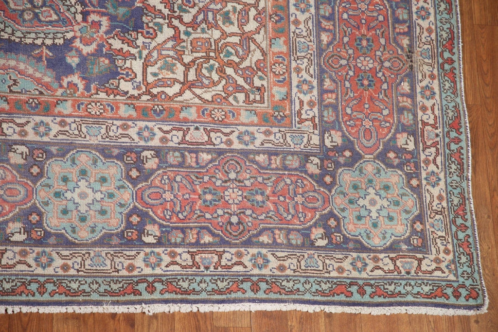 Hand-Knotted Wool Tabriz Persian Area Rug 10x13