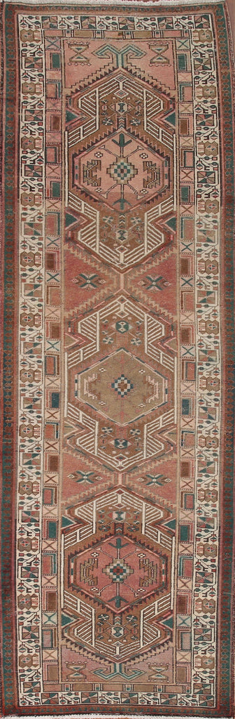 Geometric Ardebil Persian Runner Rug 3x11