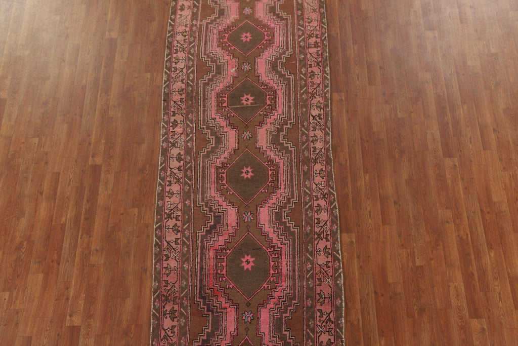 Geometric Ardebil Persian Runner Rug 4x13