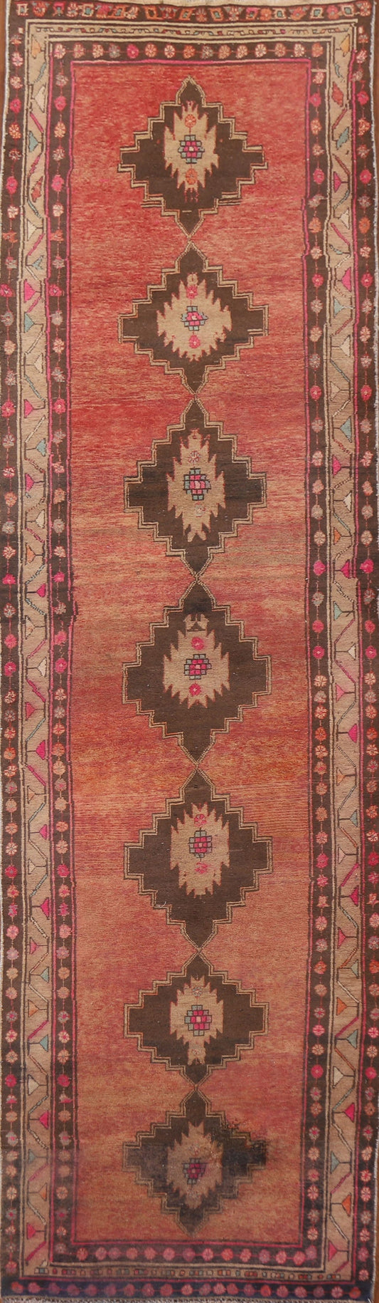 Handmade Serab Persian Runner Rug 3x12