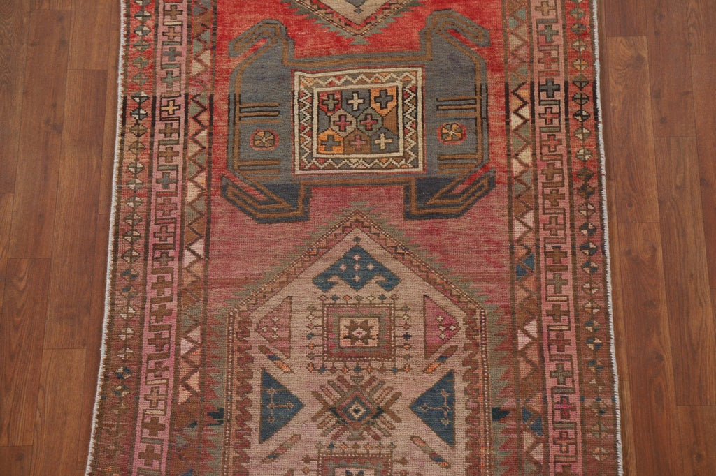 Vintage Ardebil Persian Runner Rug 3x12