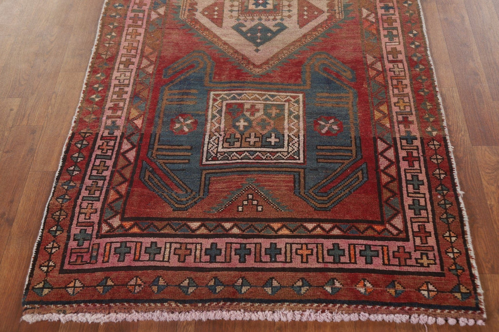 Vintage Ardebil Persian Runner Rug 3x12