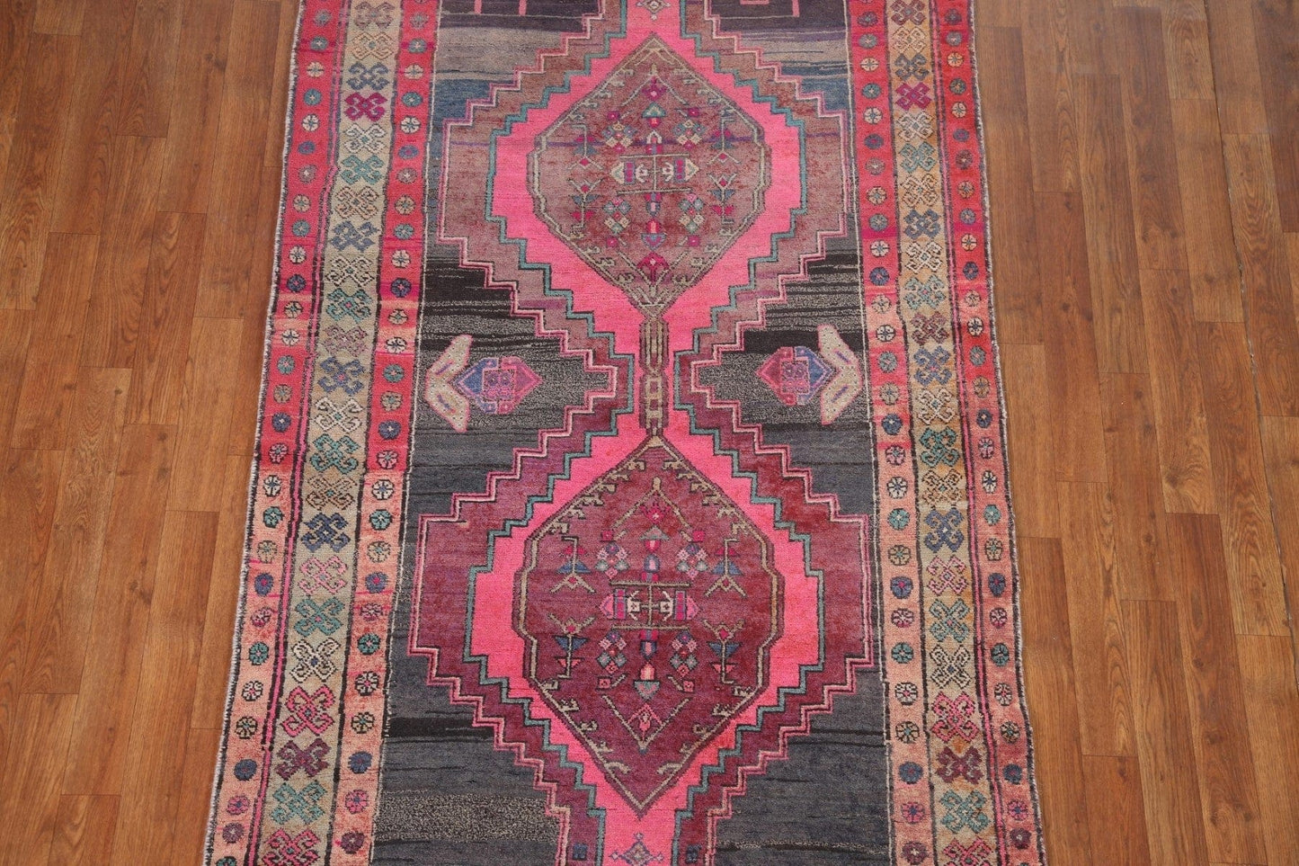 Tribal Wool Ardebil Persian Area Rug 4x8