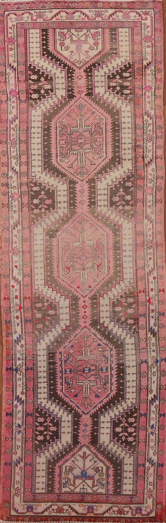 Geometric Ardebil Persian Runner Rug 4x13