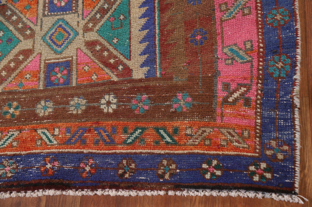 Vegetable Dye Ardebil Persian Runner Rug 4x14