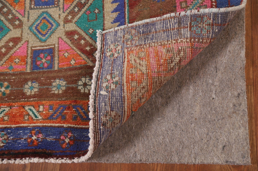 Vegetable Dye Ardebil Persian Runner Rug 4x14