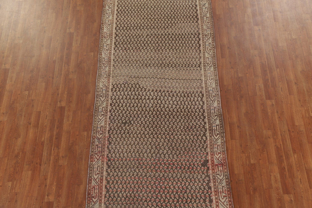 Boteh Botemir Persian Runner Rug 4x11