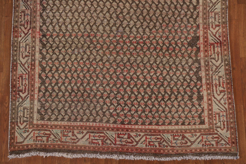 Boteh Botemir Persian Runner Rug 4x11