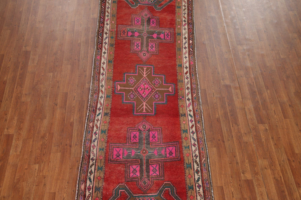 Geometric Ardebil Persian Runner Rug 4x13