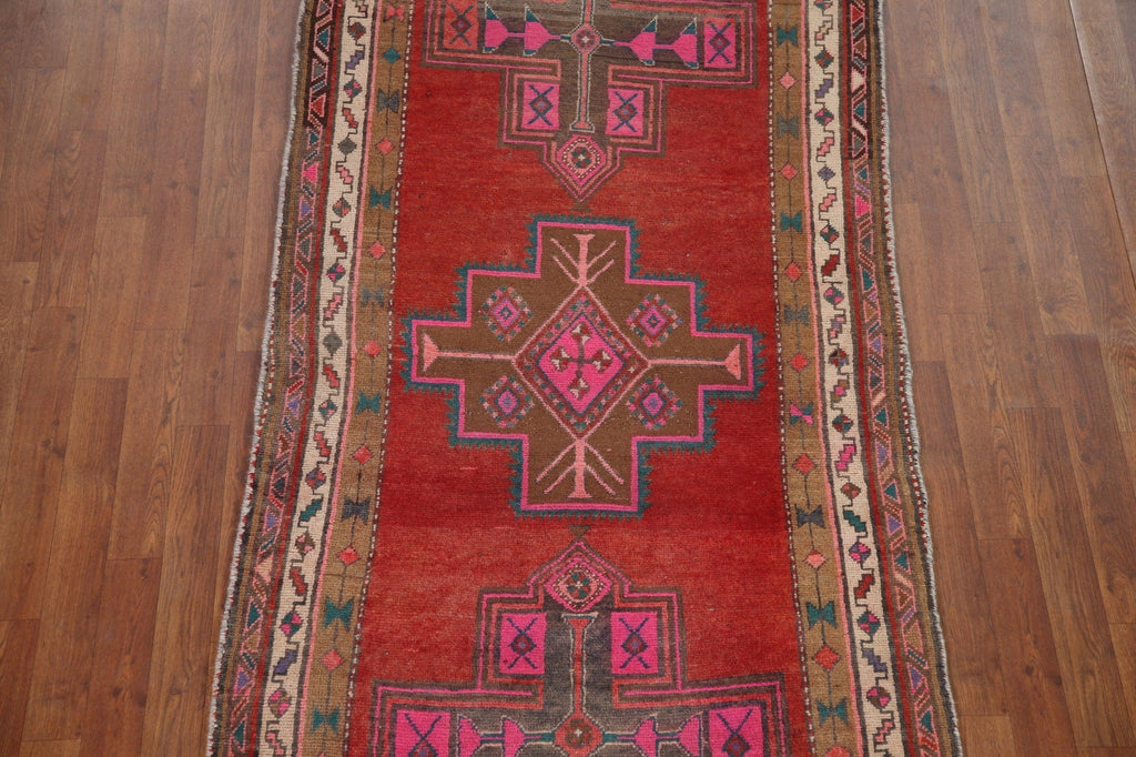 Geometric Ardebil Persian Runner Rug 4x13