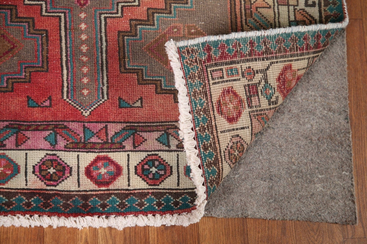 Geometric Ardebil Persian Runner Rug 3x10