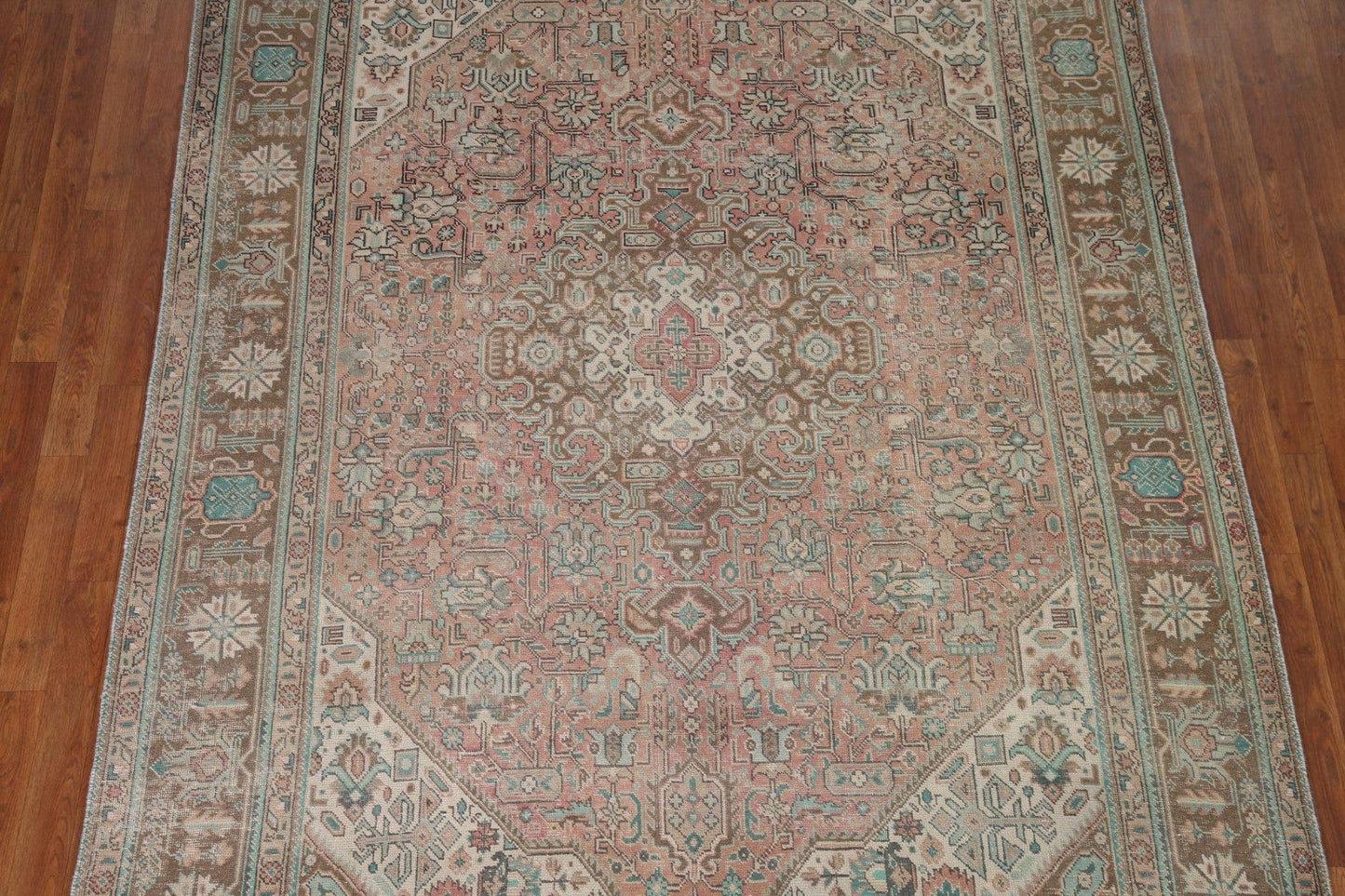 Geometric Tabriz Persian Area Rug 7x10