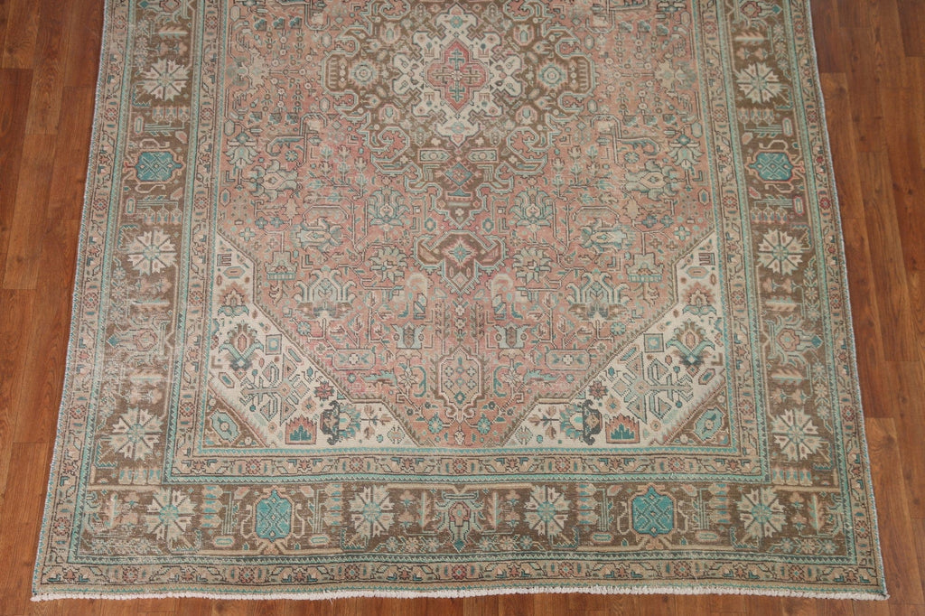 Geometric Tabriz Persian Area Rug 7x10