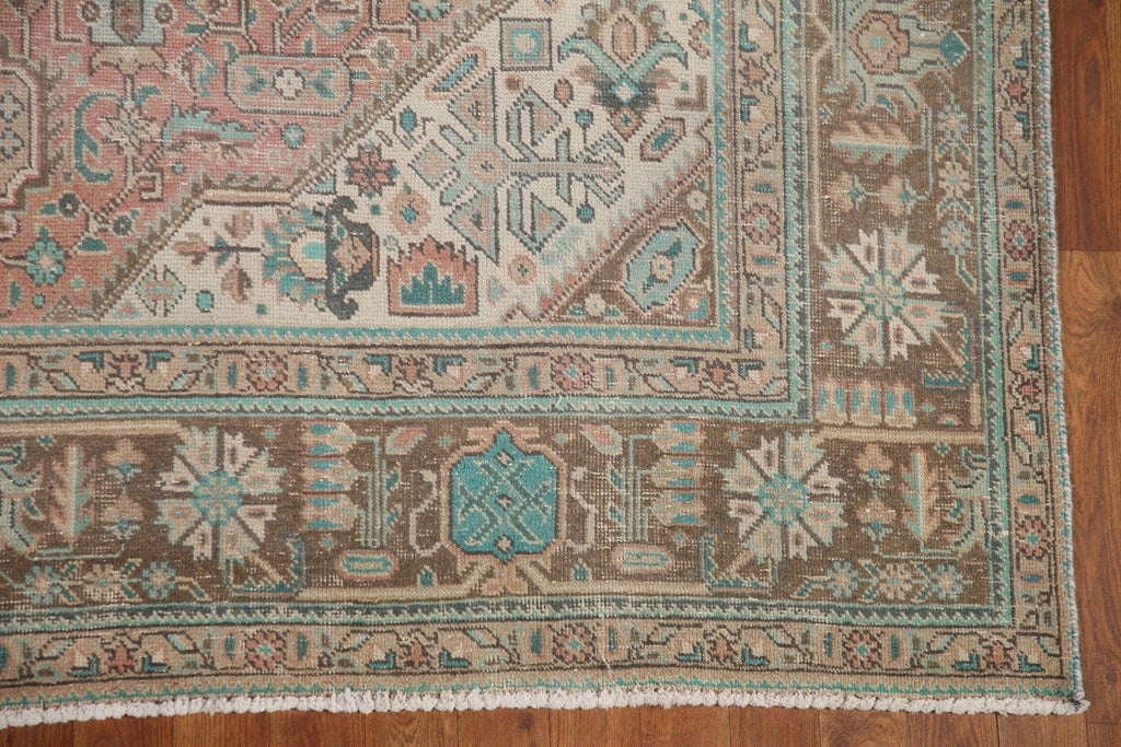 Geometric Tabriz Persian Area Rug 7x10