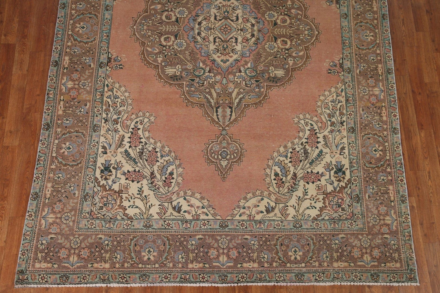 Vintage Tabriz Persian Area Rug 7x10