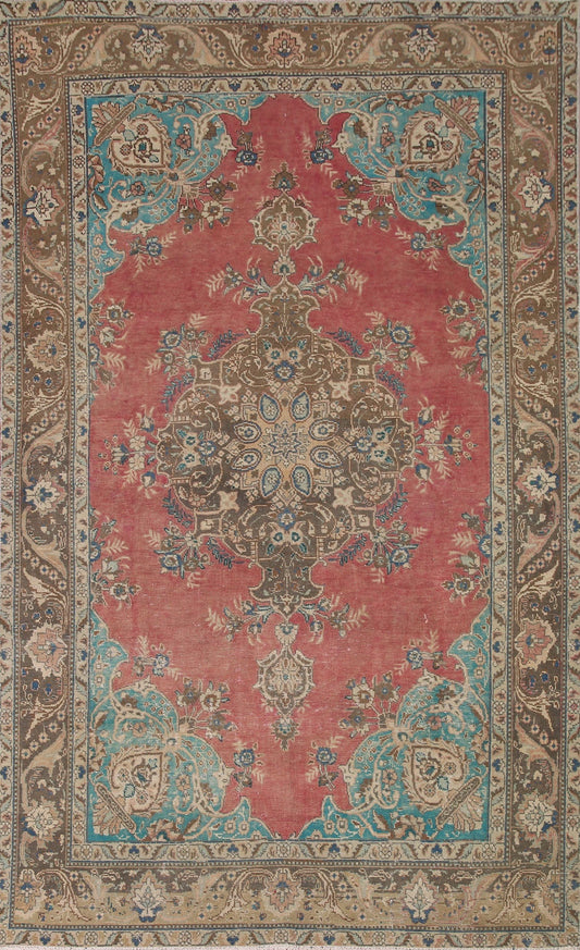 Handmade Tabriz Persian Area Rug 6x10