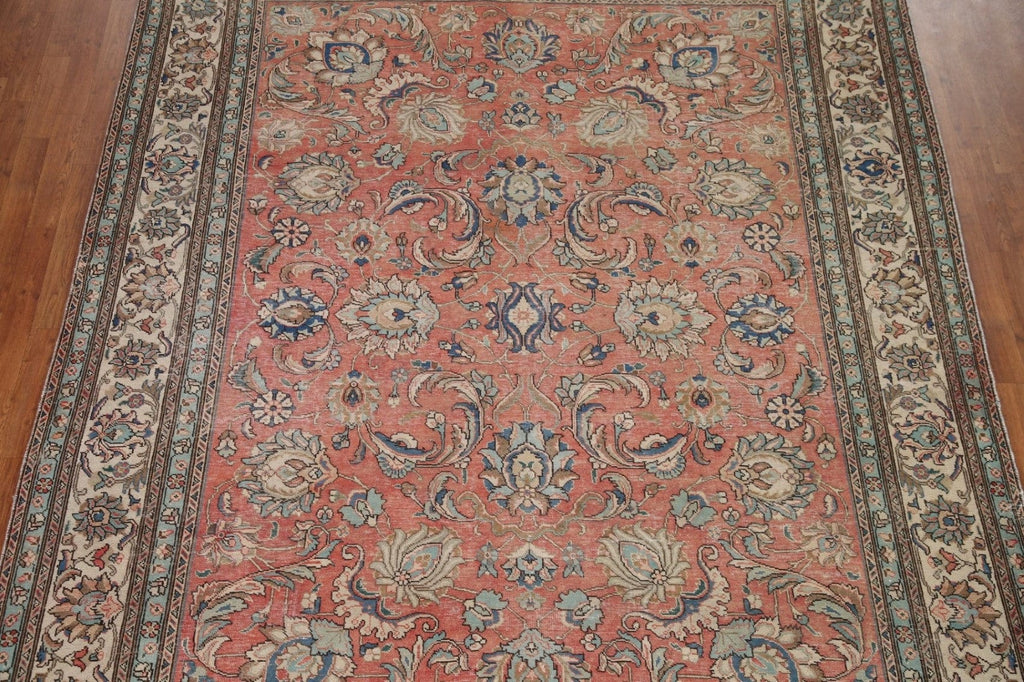 All-Over Floral Tabriz Persian Area Rug 8x11