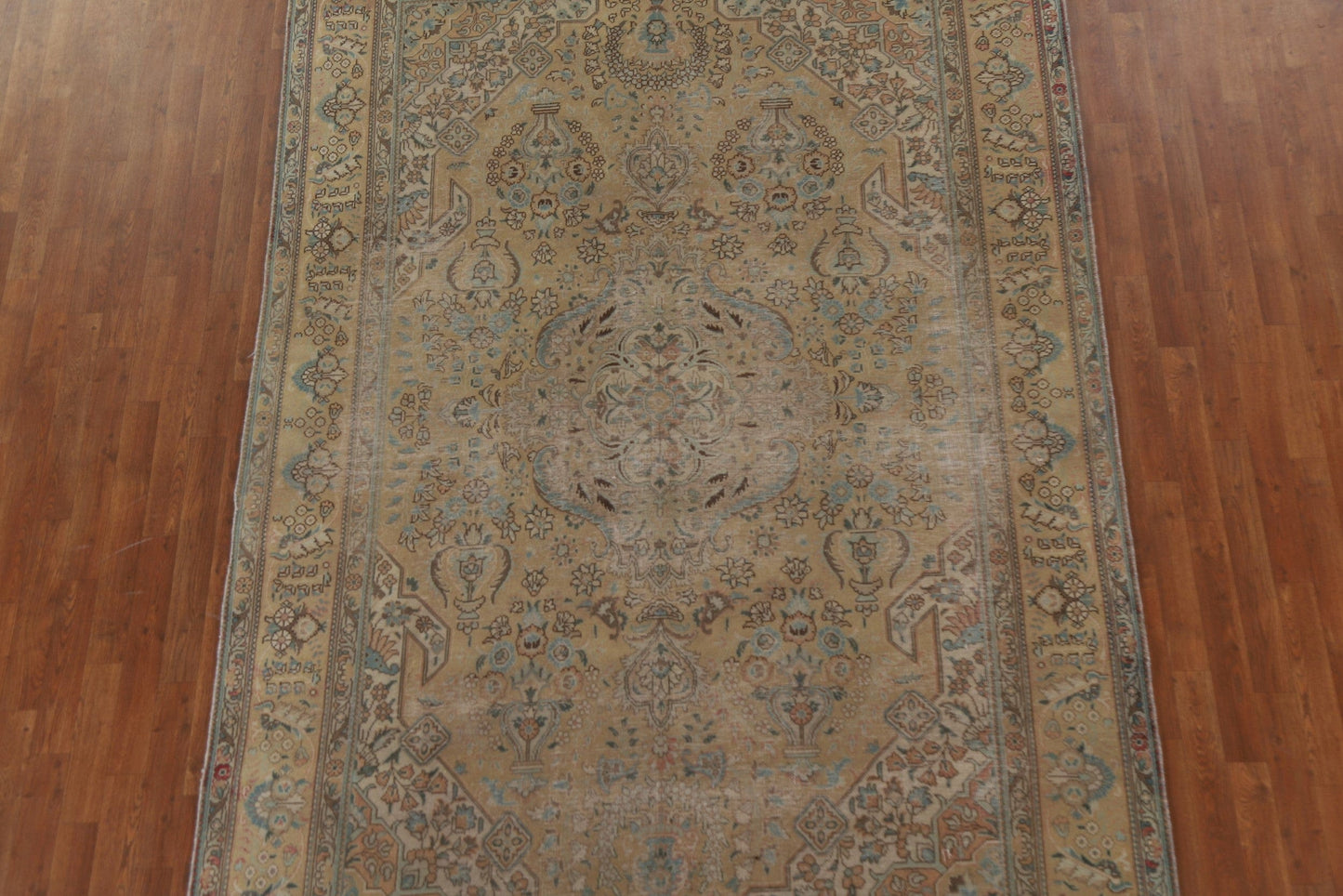 Vintage Tabriz Persian Area Rug 7x10