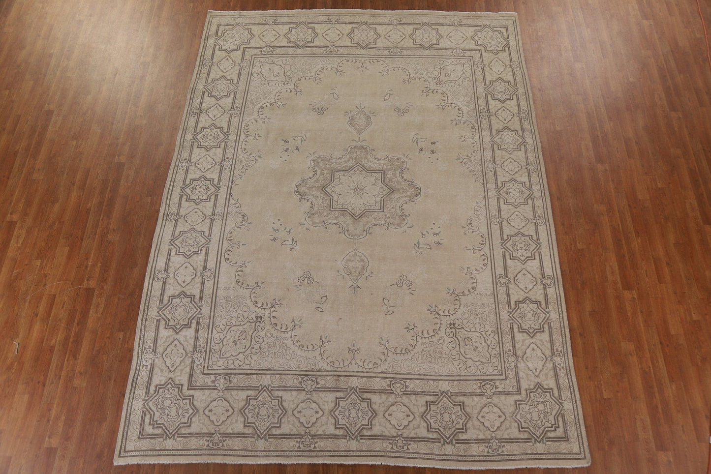 Distressed Tabriz Persian Area Rug 9x12