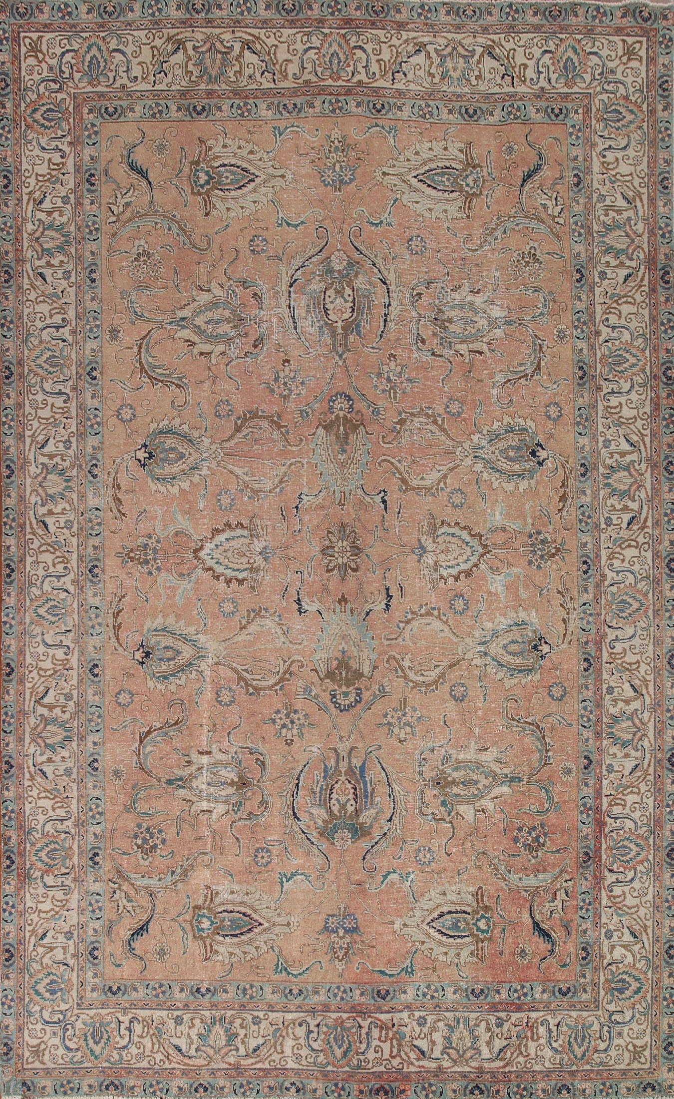 Floral Tabriz Persian Area Rug 8x11