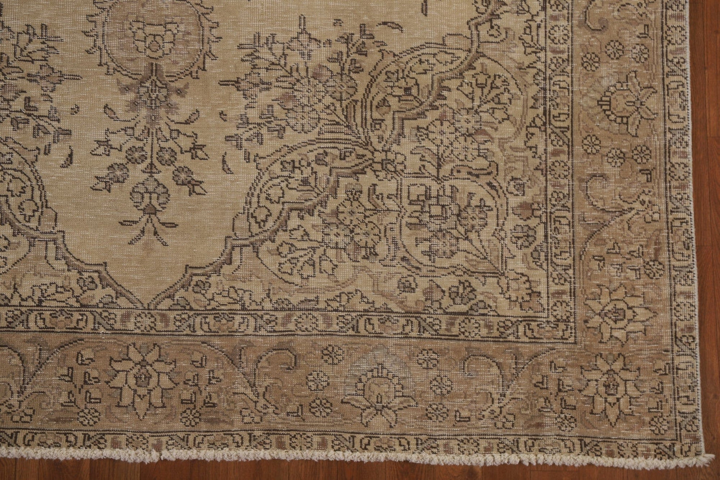 Distressed Tabriz Persian Area Rug 6x9