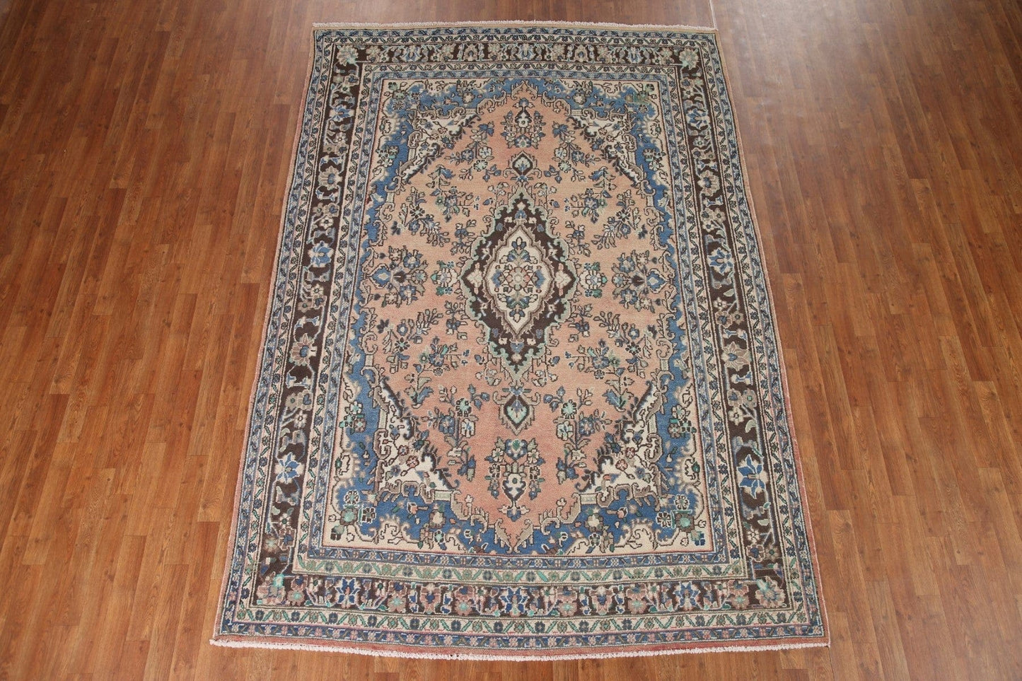 Vintage Hamedan Persian Area Rug 7x10