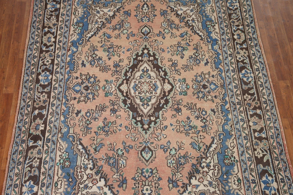 Vintage Hamedan Persian Area Rug 7x10