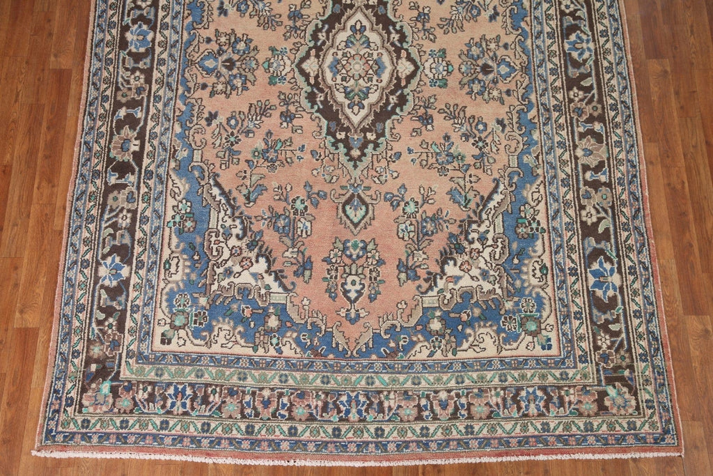 Vintage Hamedan Persian Area Rug 7x10