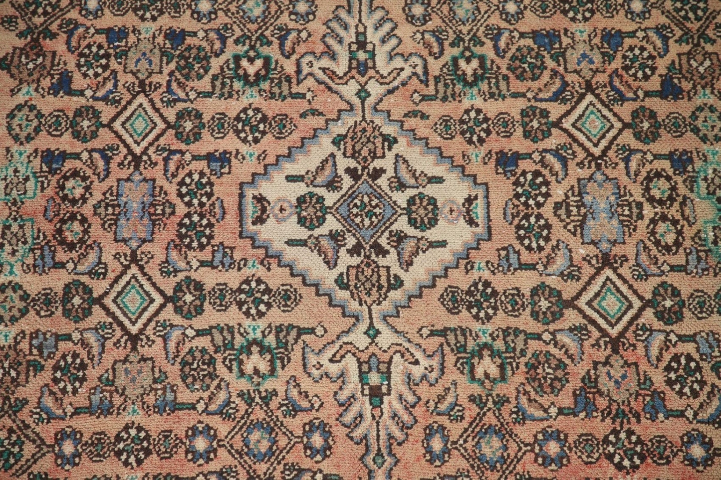 Geometric Hamedan Persian Area Rug 7x10