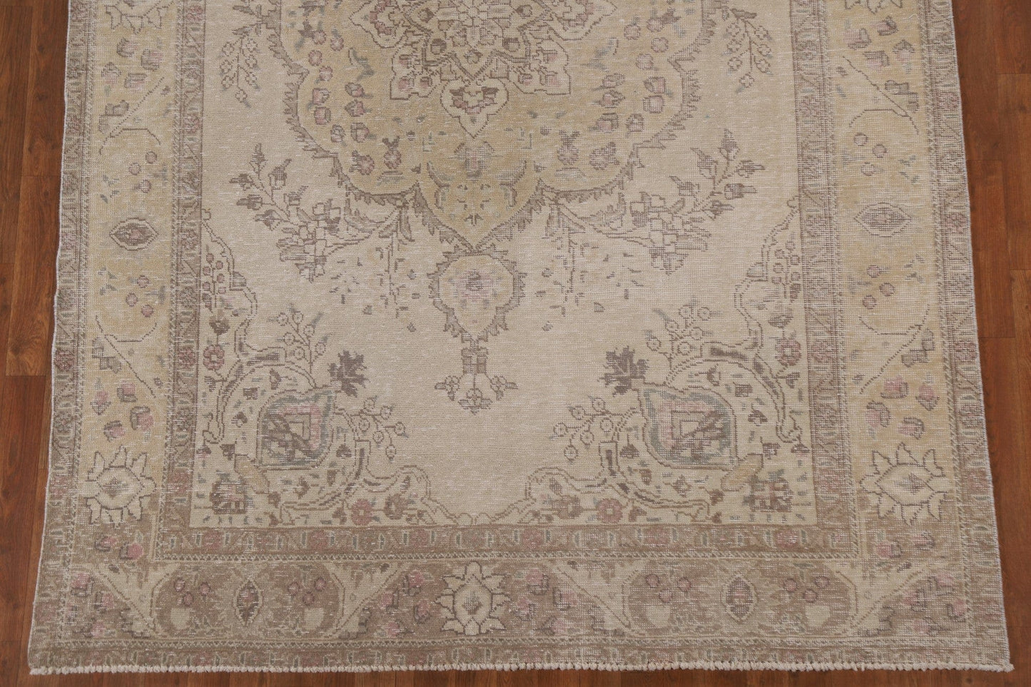 Distressed Tabriz Persian Area Rug 6x10