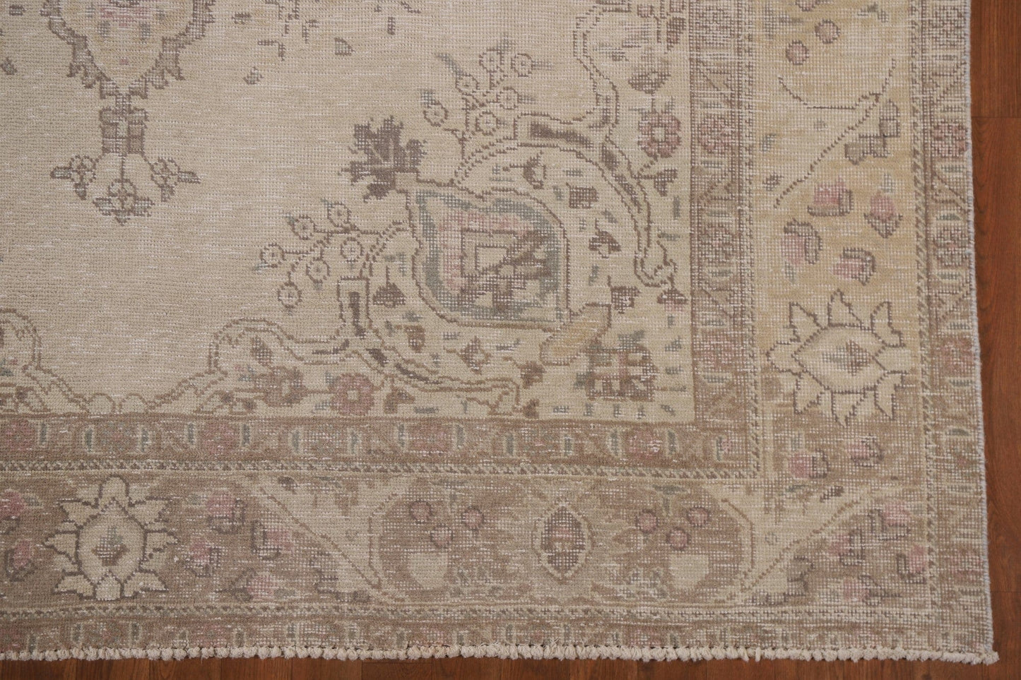 Distressed Tabriz Persian Area Rug 6x10