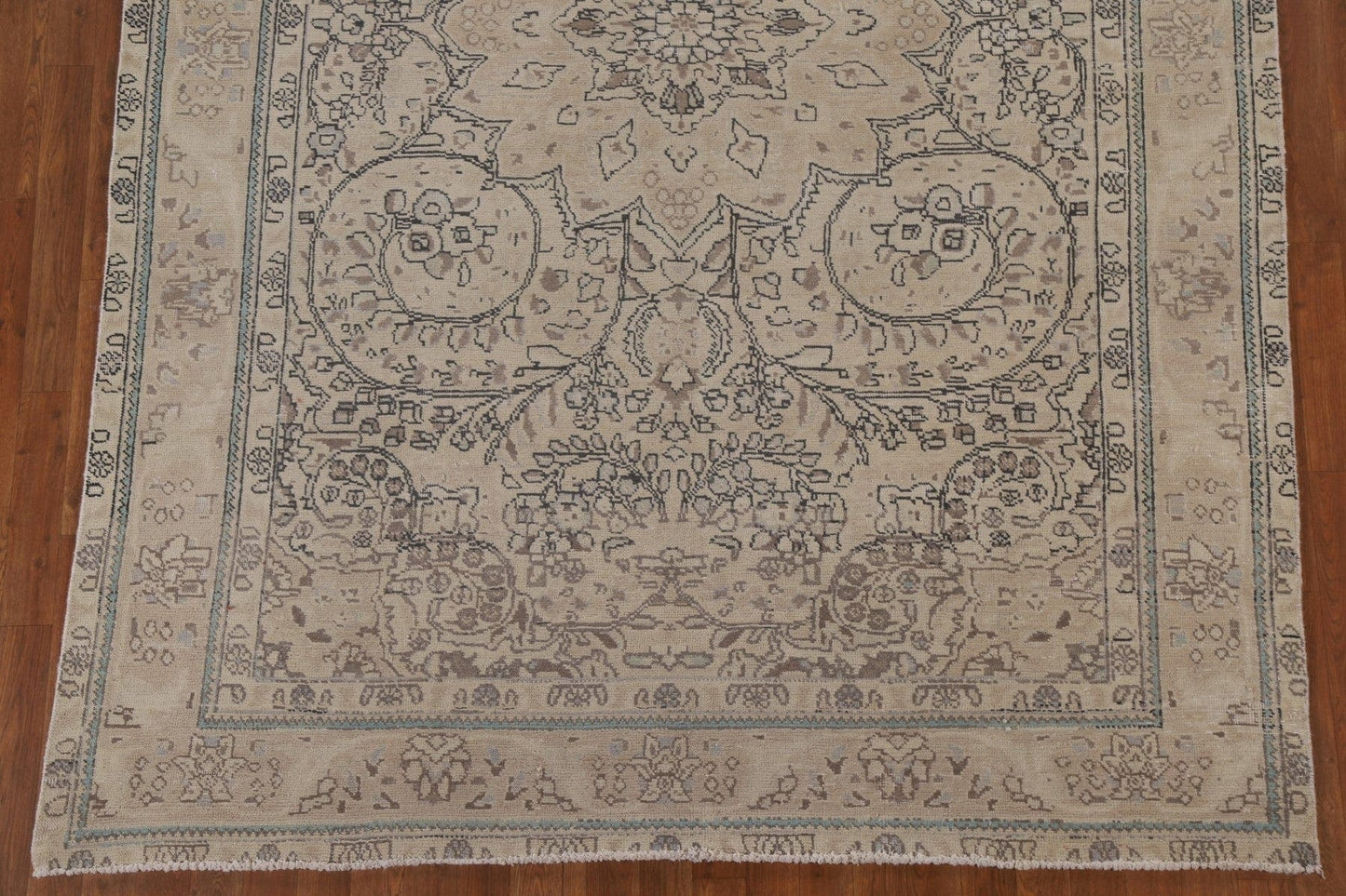 Distressed Tabriz Persian Area Rug 7x10