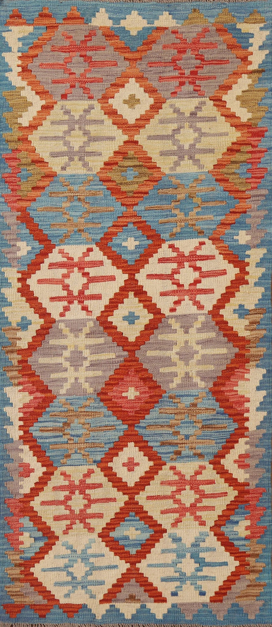 Colorful Kilim Oriental Area Rug 3x6